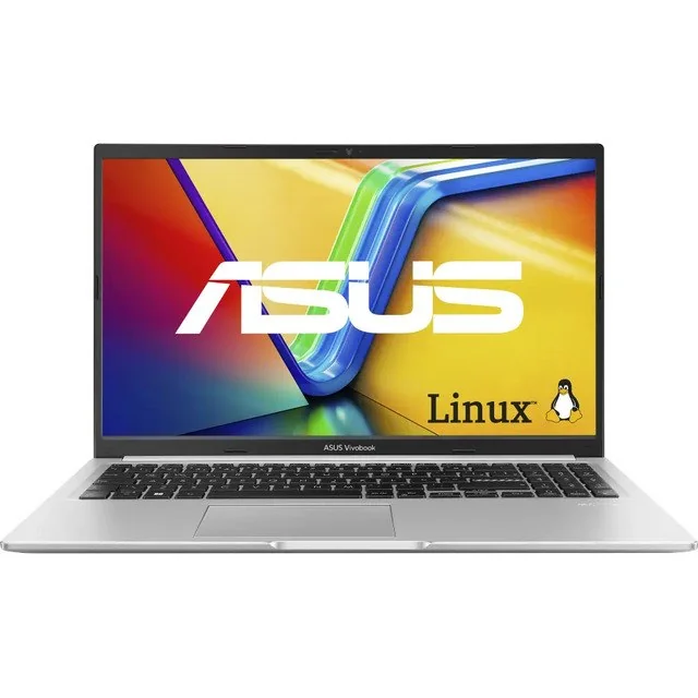 ✨Notebook Asus Vivobook 15 M1502, Amd Ryzen 7, 8 Gb Ram, 512 Gb Ssd, Keepos Linux, Cool Silver - M1502ya-nj611