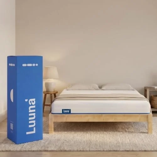 ✨ Colchão Casal Luuna Support, Firme 8/10, Ortopédico, Espuma Aircell®, 10 Anos Gar.