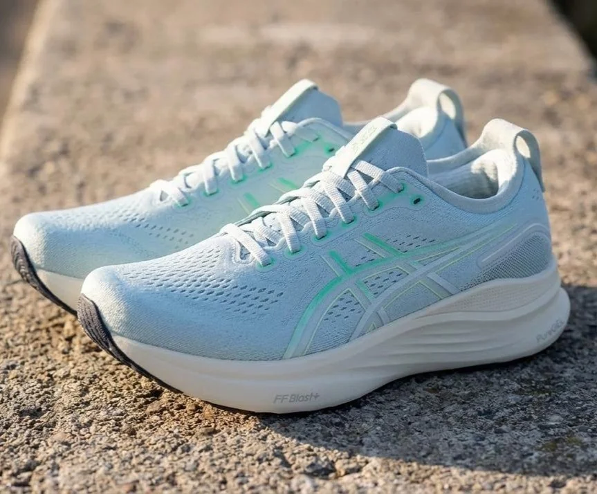 ✨Tenis asics gel kayano 32 masculino azul+verde