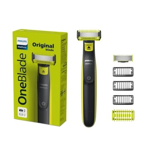 ✨ Philips OneBlade Barbeador e Aparador Elétrico para Rosto e Corpo