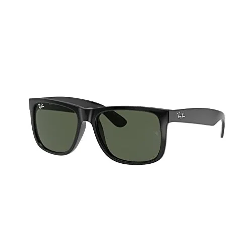 ✨ Óculos de Sol Ray-Ban Justin, Preto, Tamanho 57