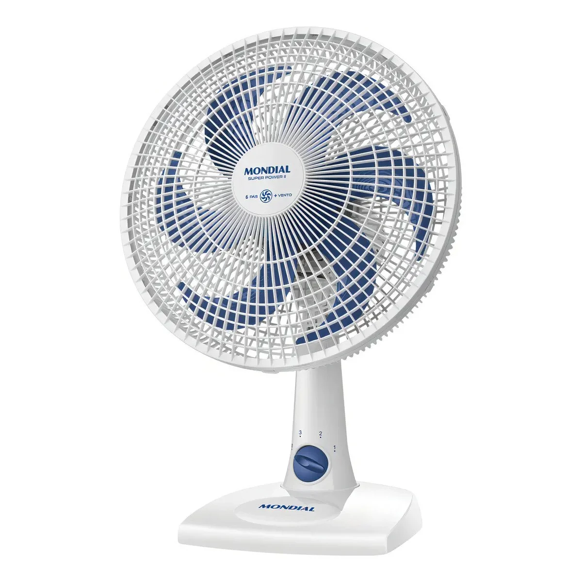 ✨ Ventilador de Mesa 30cm Super Power II Mondial NVSP-30-W2