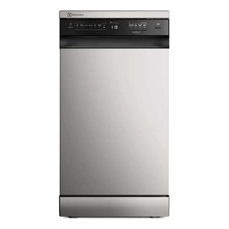 ✨ Lava-louça Electrolux 10 Serviços Inox Lava E Seca 50' Ls10e Prateado