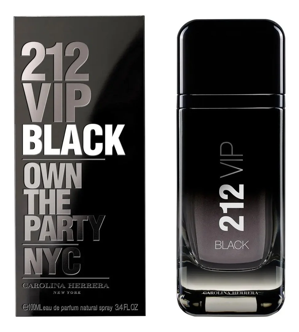 ✨ Perfume Carolina Herrera 212 VIP Black Eau de Parfum 100 ml masculino