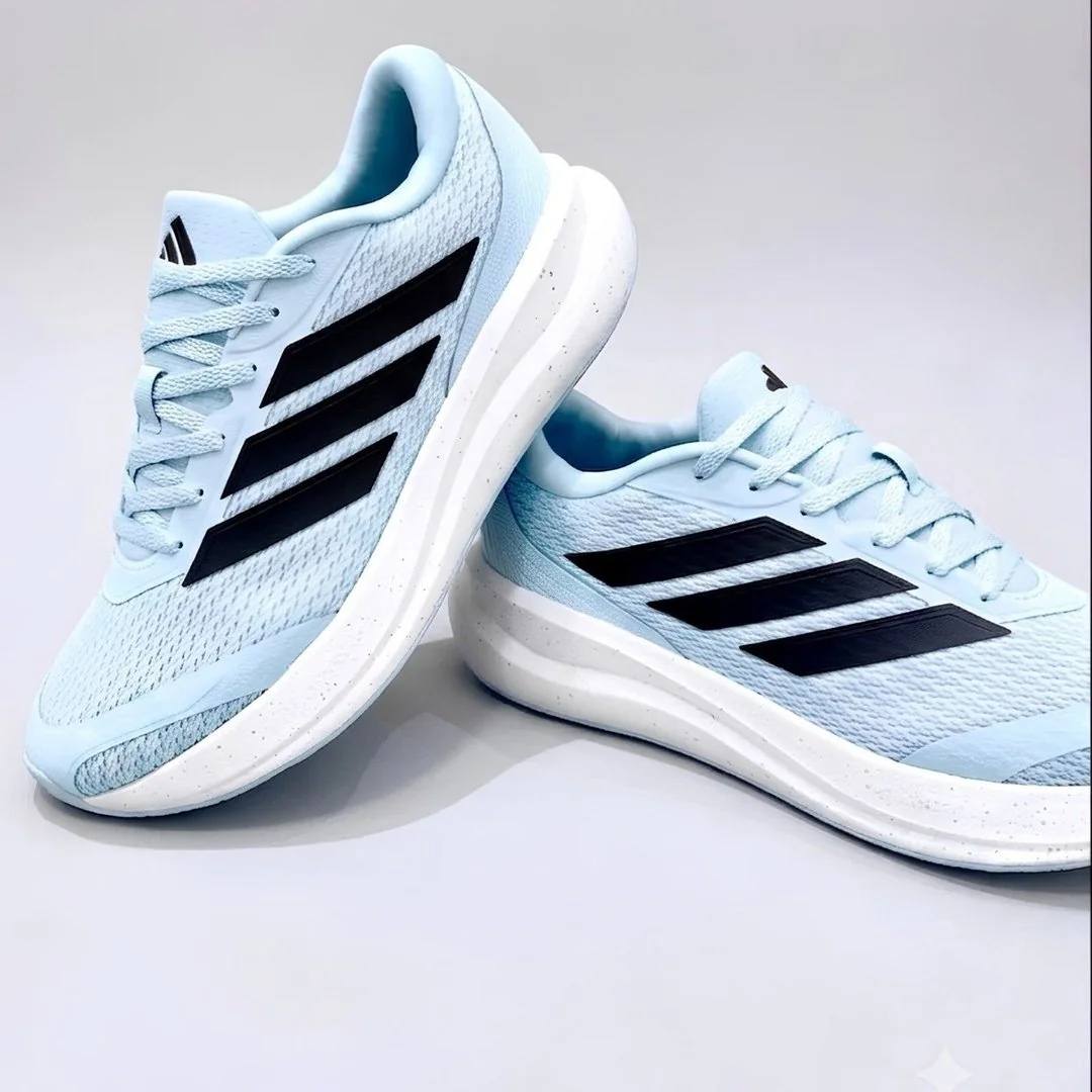 ✨ Tênis De Corrida Masculino Runfalcon 6 Cloudfoam adidas Azul Lisa 42 Br