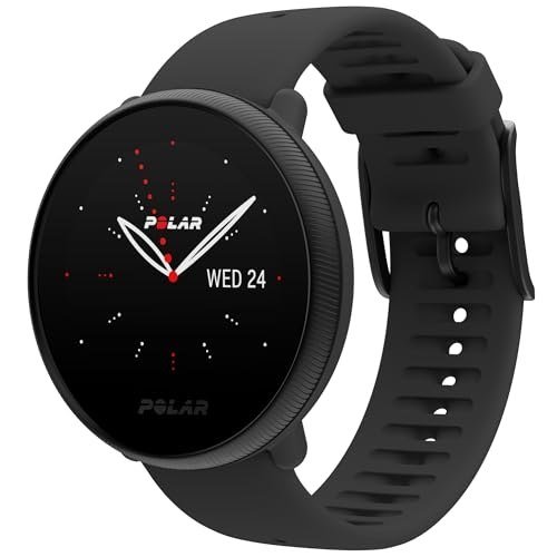 ✨ Polar Ignite 2 Preto - Smartwatch Fitness com GPS integrado, Monitor Cardíaco baseado no pulso, Orientação personalizada para exercícios, Recuperação ...