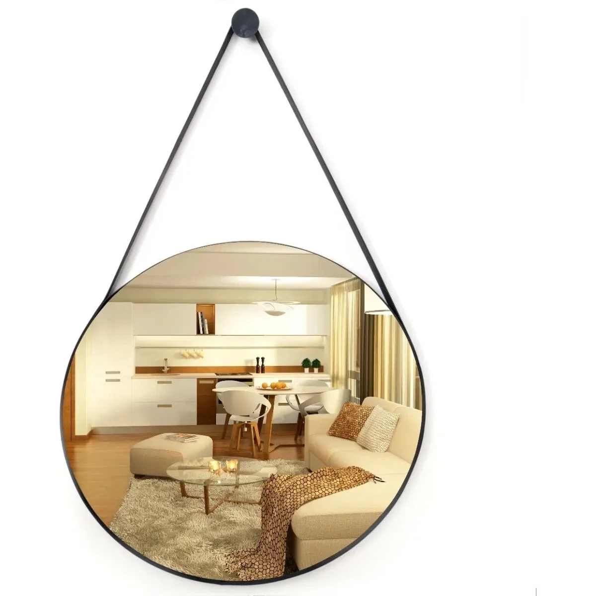 ✨ Espelho Adnet Redondo Para Banheiro/quarto/sala/30cm+brinde