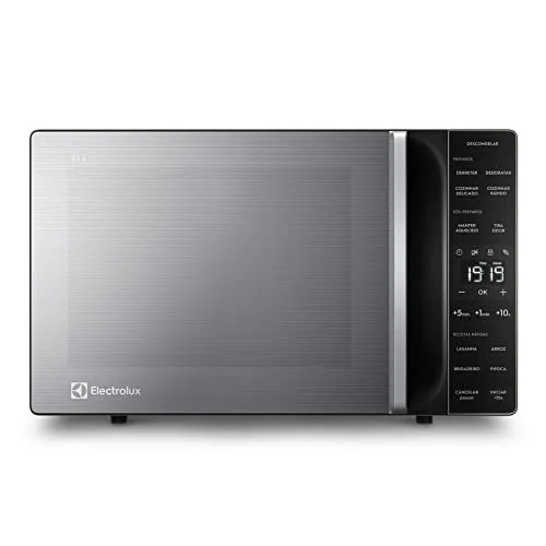 ✨ Micro-ondas Electrolux 23L Inox Efficient com Descongelamento Assistido 220v ME23S