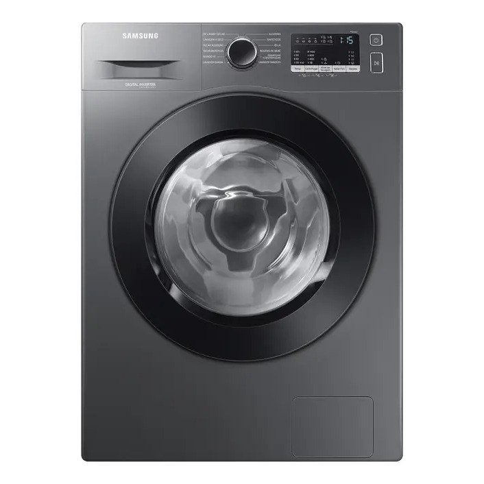 ✨ Lava E Seca Samsung Wd11m Com Digital Inverter Inox 11kg Cor Inox look