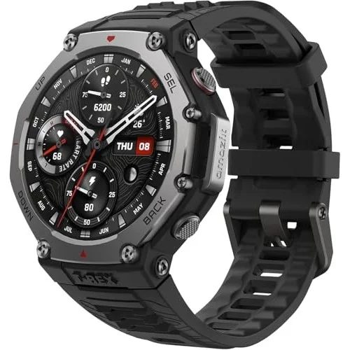 ✨ Amazfit T-Rex 3 Relógio Inteligente Robusto/Militar 48mm, GPS (com Privacidade), Mapas Offline, Longa Vida da Bateria,328 Pés Resistente à Água, 170 M...