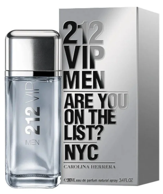✨ Perfume Carolina Herrera 212 Vip Men Eau De Toilette 200ml Masculino