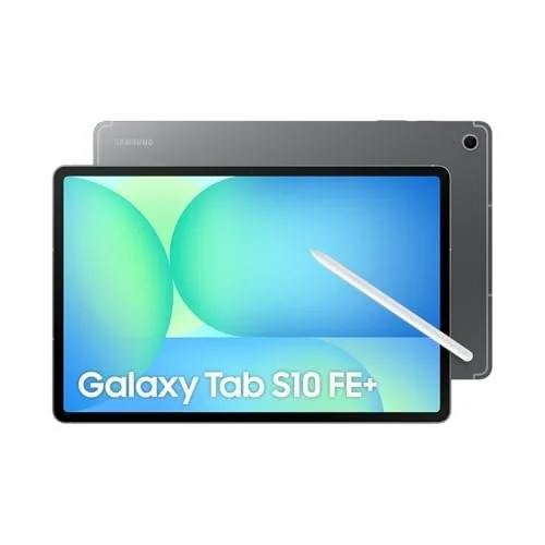 ✨ Samsung Tablet Galaxy Tab S10 FE+ WiFi, Cinza, 128GB, 8GB, Tela 13.1" 90Hz, S Pen e Capa Inclusas