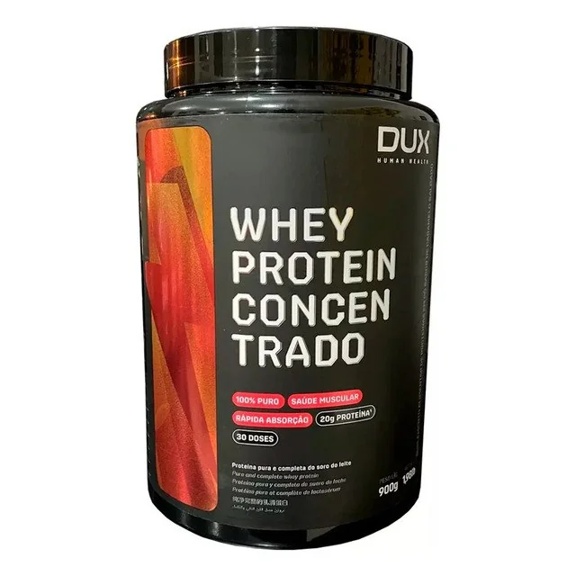 ✨ Whey Protein Concentrado 900g Dux Nutrition Sabor Cookies Biscoitos
