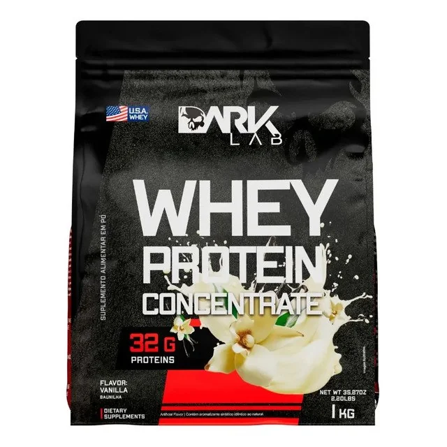 ✨ Whey Protein Concentrado 1kg Dark Lab Sabor Baunilha