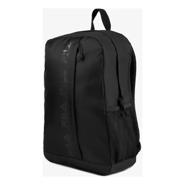 ✨Mochila Unisex Tone Logo Letter Preta 18l Fila Preto Liso