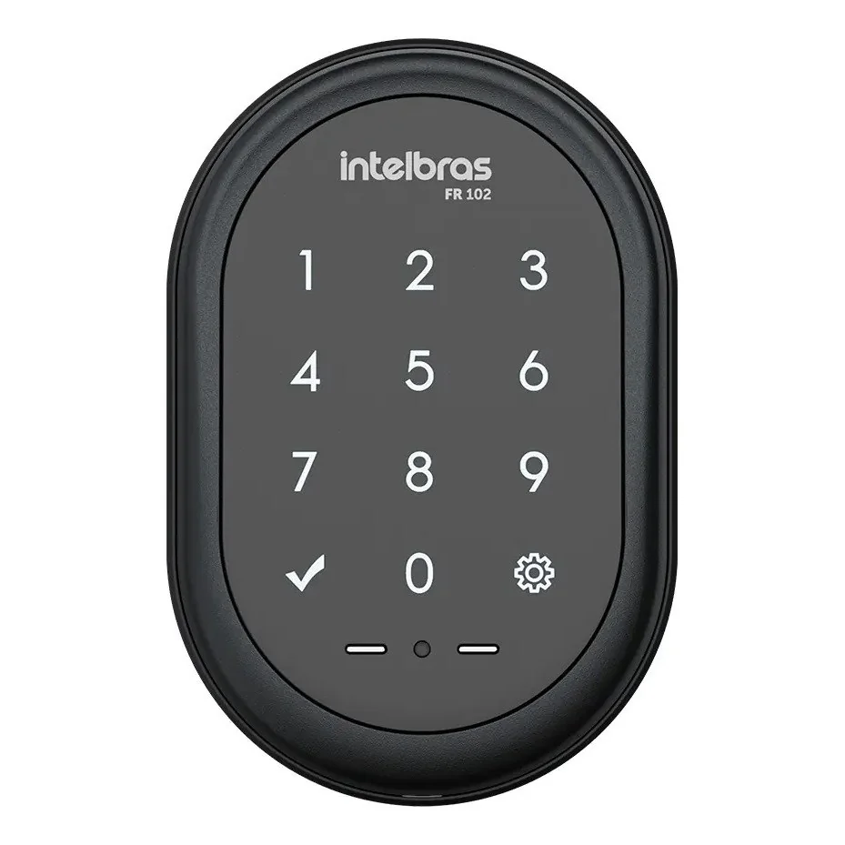 ✨ Fechadura Digital De Sobrepor Fr 102 Preto Intelbras