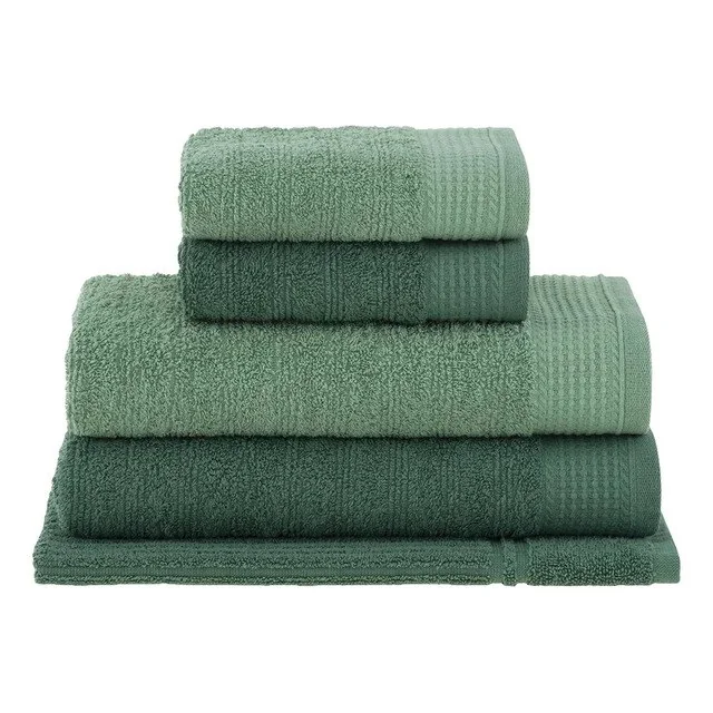 ✨ Jogo De Toalhas Buddemeyer Brisa 5 Peças Cor Verde Liso