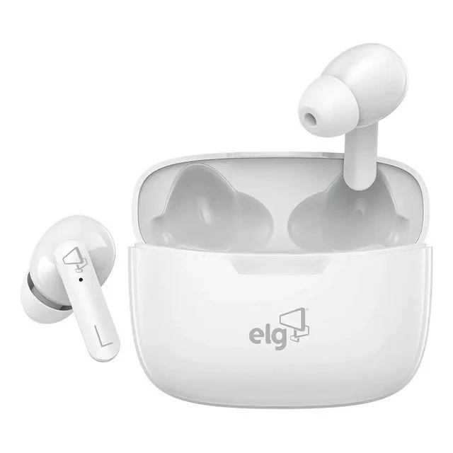 ✨Fone De Ouvido Bluetooth Tws Branco Twpro3s ELG Cor Cinza