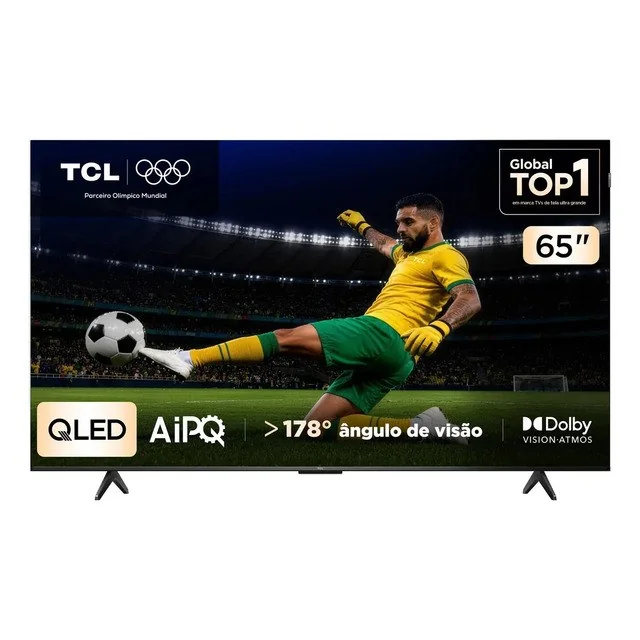 ✨ Smart Tv Tcl 65 Polegadas Qled 4k P7k Wifi Bluetooth Google Tv Hdr10+ Dolby Atmos Dolby Vision 65p7k