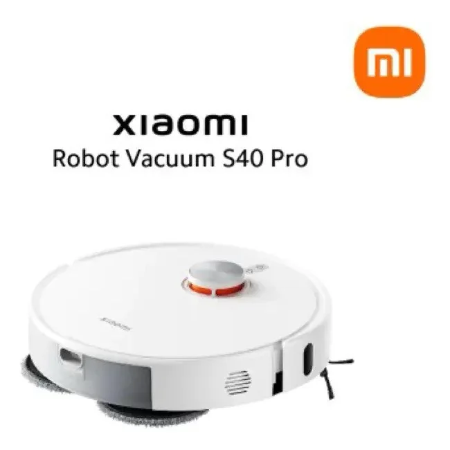 ✨ Robô Aspirador Xiaomi S40 Pro Alexa E Google Branco BIVOLT