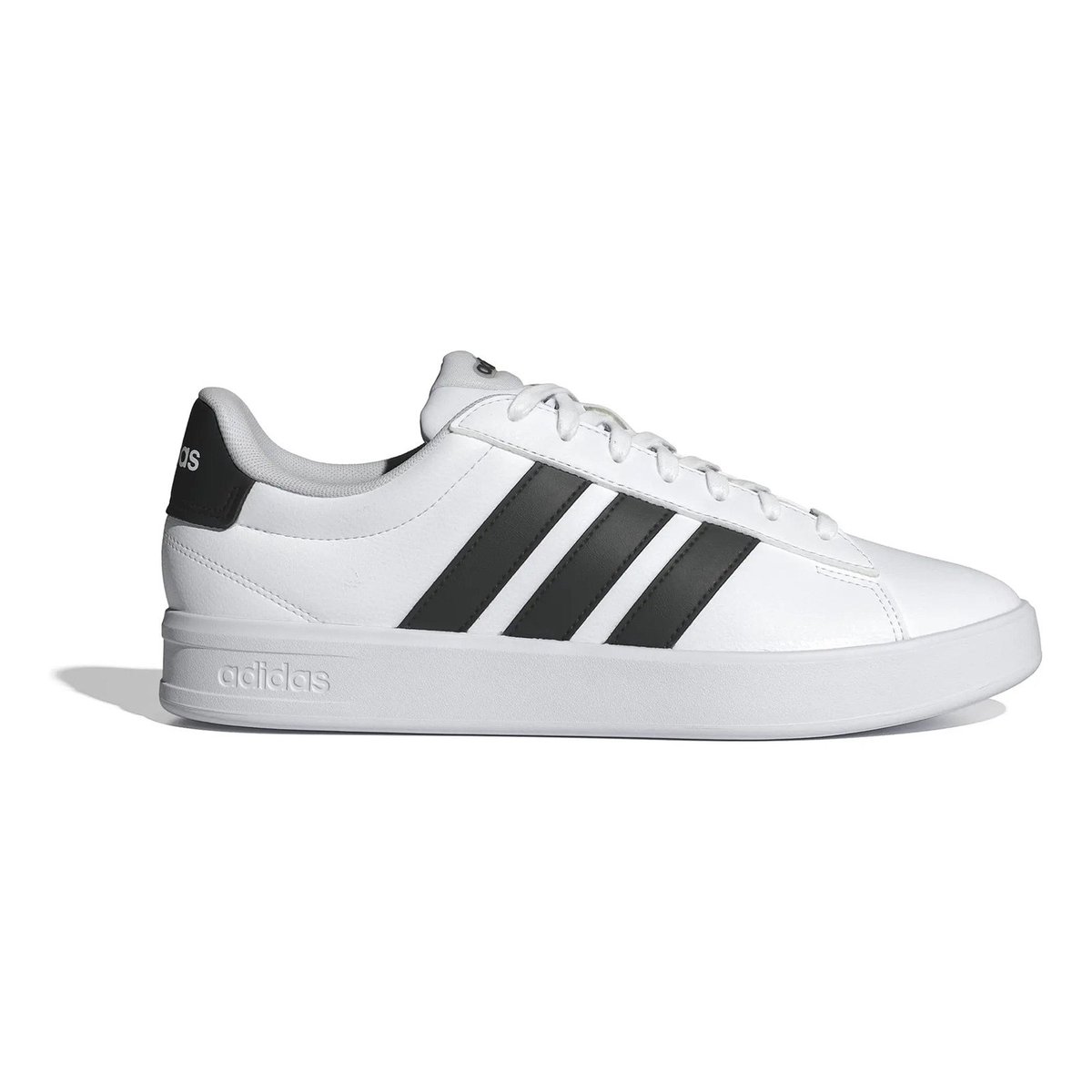 ✨ Tênis Masculino Grand Court 3.0 adidas Ftwwht/cblack/ftwwht Liso 41 Br