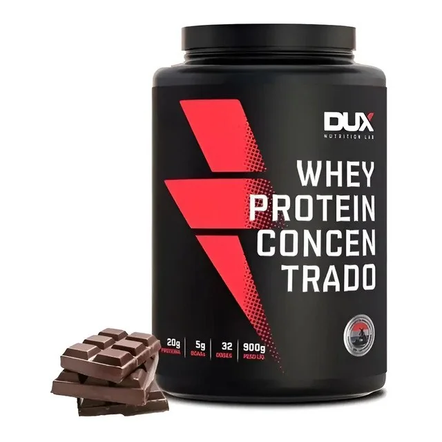✨ Suplemento Em Pó Dux Nutrition Whey Protein Concentrado Dux Sabor Chocolate