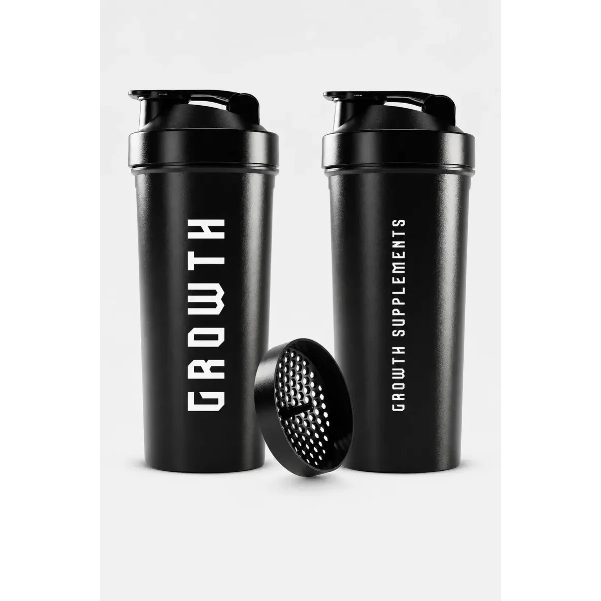 ✨ Coqueteleira Shaker Academia 600ml Growth Supplements Preto