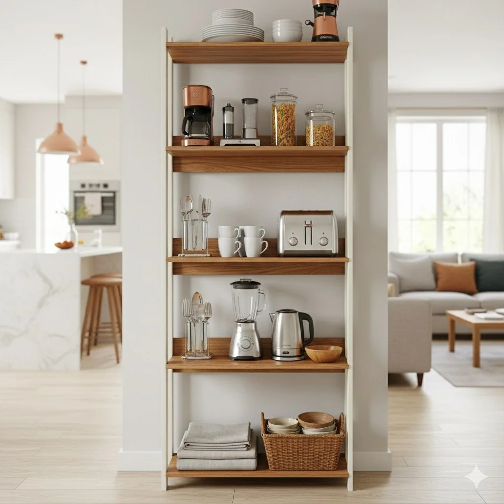 ✨EXCLUSIVO Estante Livreiro Estilo Industrial MDP Escritorio Prateleira Sapateira Sala Cozinha Decoração Off White/Nature