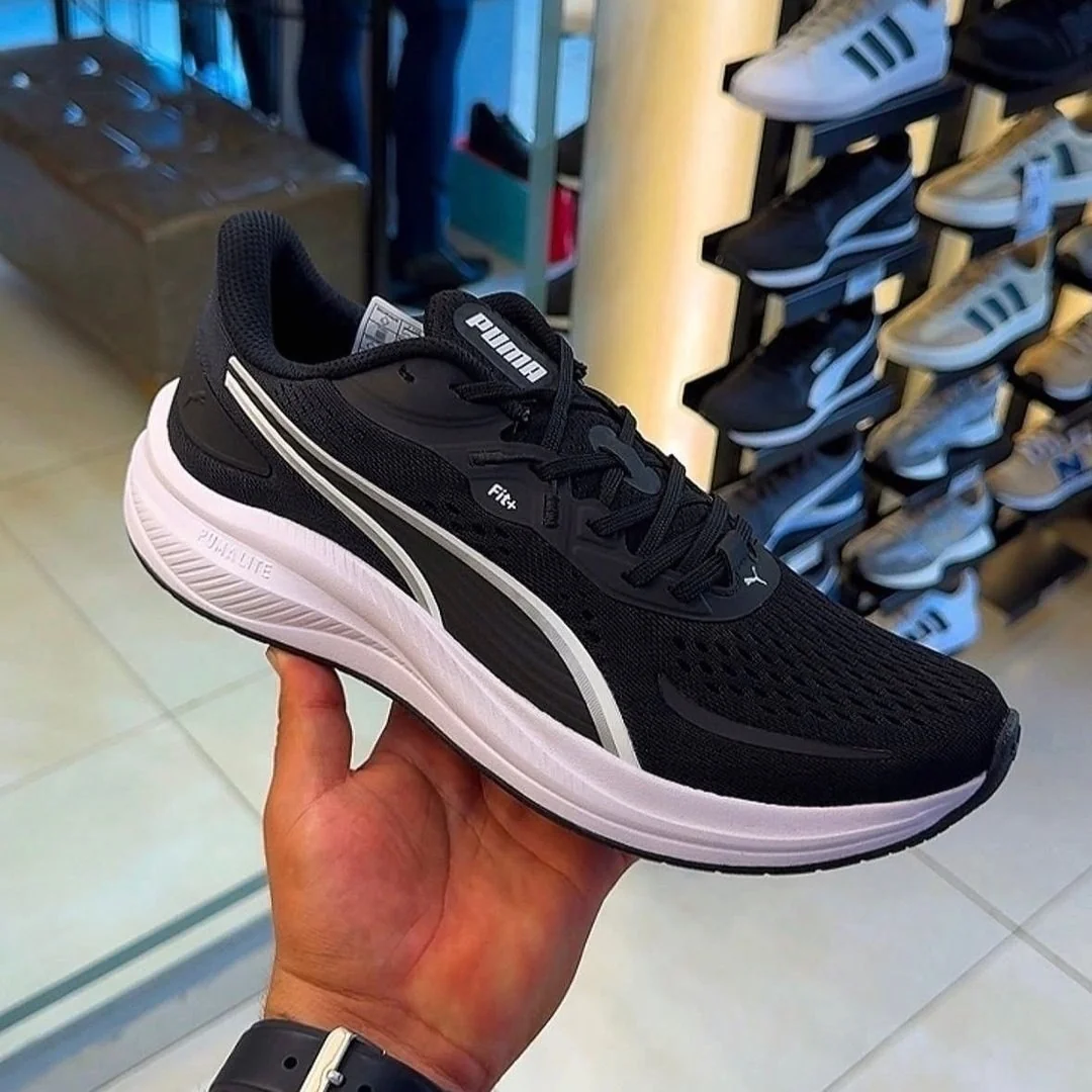 ✨Tênis Masculino Skyrocket Lite Puma Puma Black-puma Black-puma White Liso