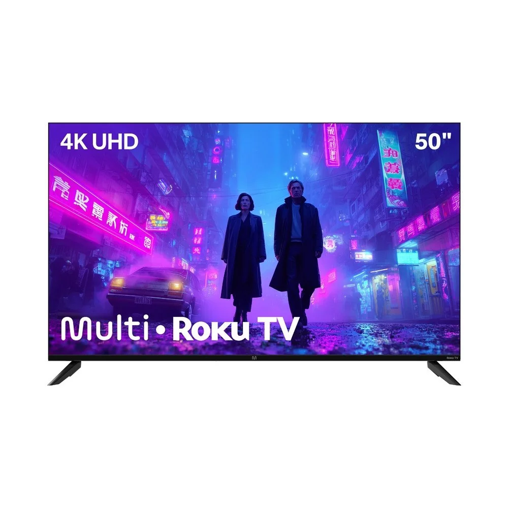 ✨Smart TV DLED 50 4K Multi Definition  Roku 4HDMI 2USB Wi-Fi