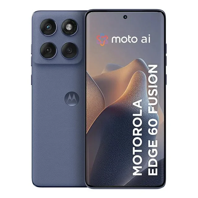 ✨ Smartphone Motorola Edge 60 Fusion 5g - 256gb 16gb (8gb Ram+8gb Ram Boost) 50mp Sony Ai Camera Ip68 Nfc - Cinza Vegan Leather