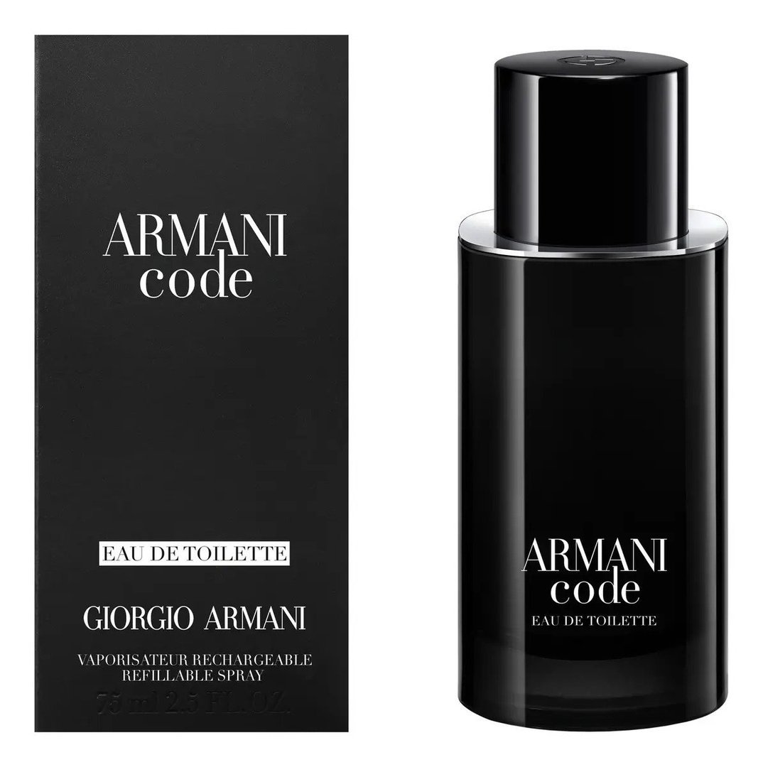 ✨ Perfume Masculino Armani Code Eau de Toilette Refilável, 125ml