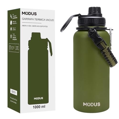 ✨ MODUS Garrafa Térmica Esportiva De Inox Com Isolamento A Vácuo 950ML
