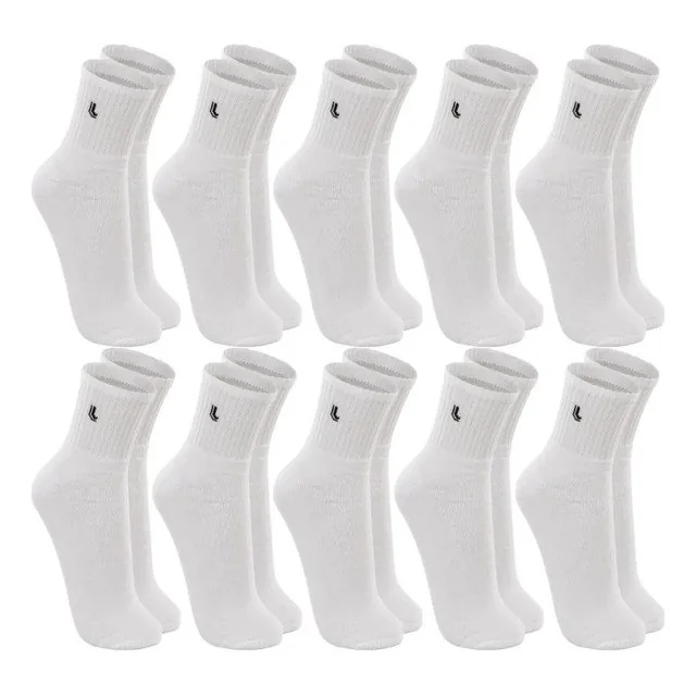 ✨ Kit 10 Pares Meia Lupo Original Masculina Cano Médio Algodão