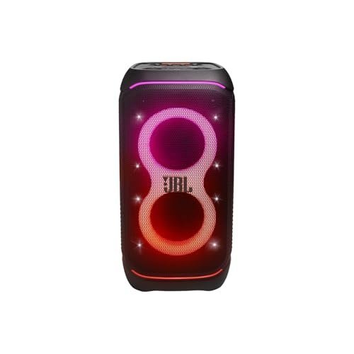 ✨ JBL, Caixa de Som, PartyBox Stage 320, Bluetooth, Portátil, Show de Luzes, À Prova de Respingos - 240W RMS - Preta