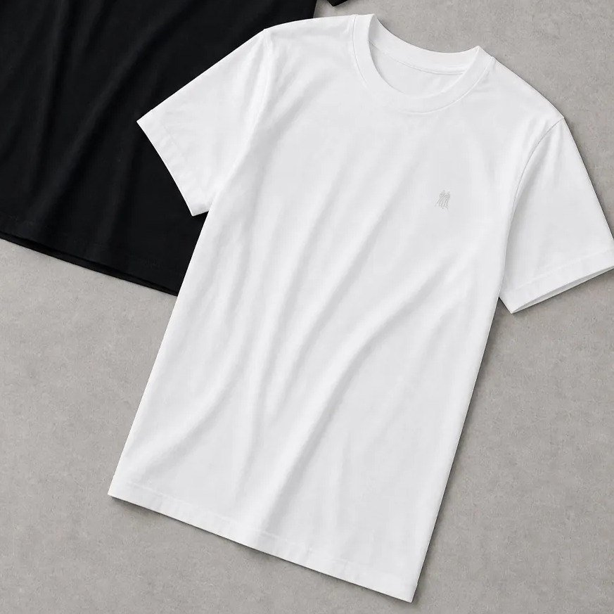 ✨ Kit 2 Camisetas Over Masculina Polo Wear Preto-branco
