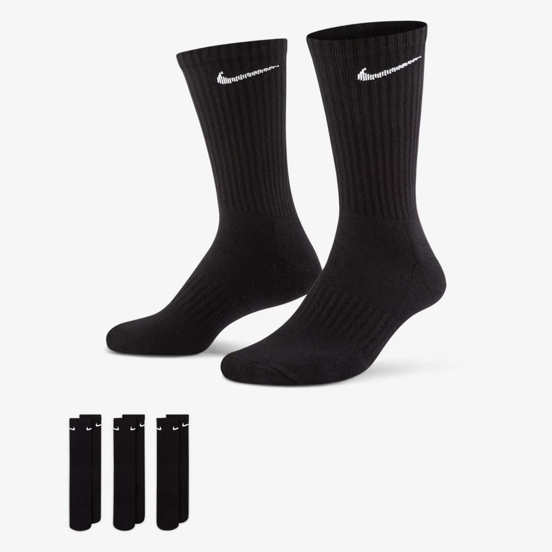 ✨Meia Nike Everyday Cushioned (3 Pares) Unissex