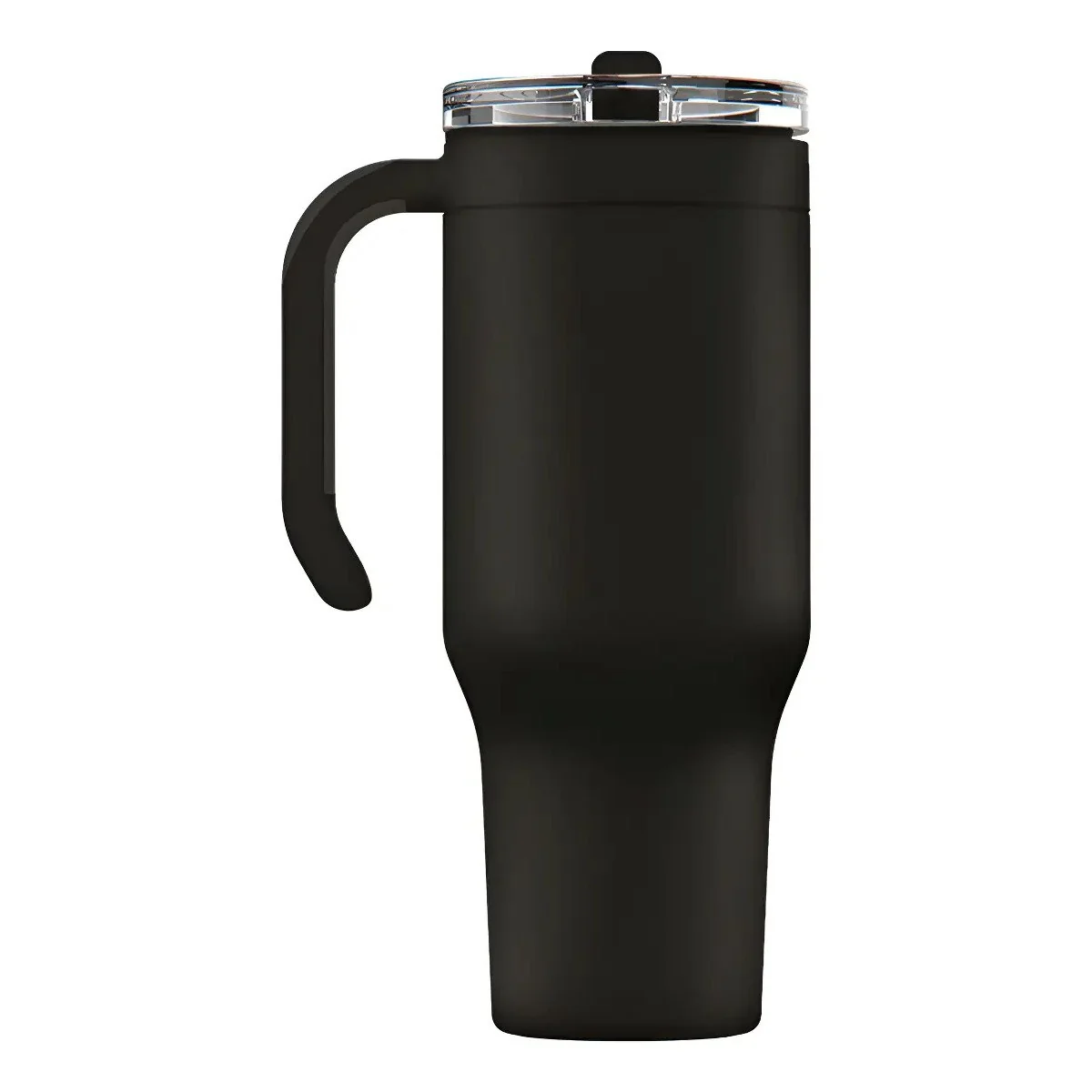✨ Copo Térmico Gocase 1180ml Aço Inox Com Canudo Flip E Tampa Cor Preto Lisa