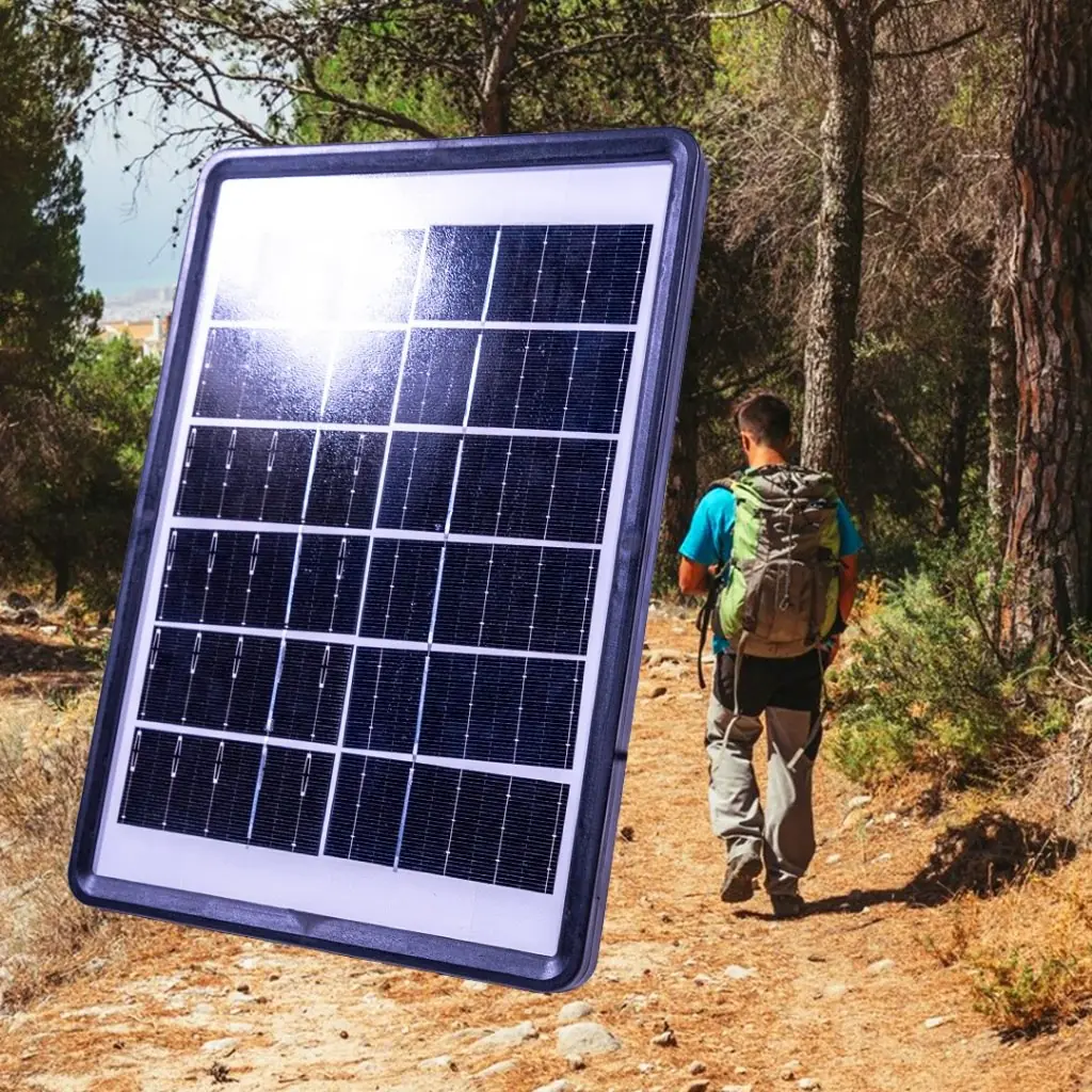 ✨Painel Solar Carregador Placa Portátil para Celular Tablet Notebook USB