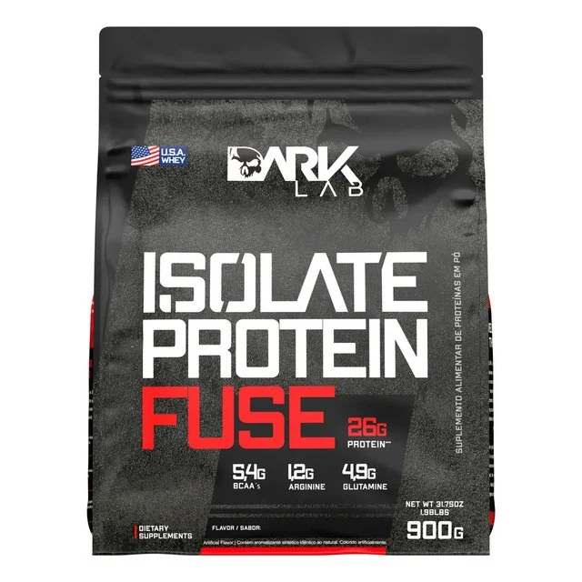 ✨ Whey Isolate Protein Fuse 900g Dark Lab Sabor Chocolate