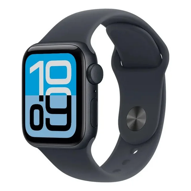 ✨ Apple Watch Se 3 Gps  Caixa Meia-noite De Alumínio  40 Mm  Pulseira Esportiva Meia-noite  P/m - Distribuidor Autorizado Azul Meia-noite Prateado