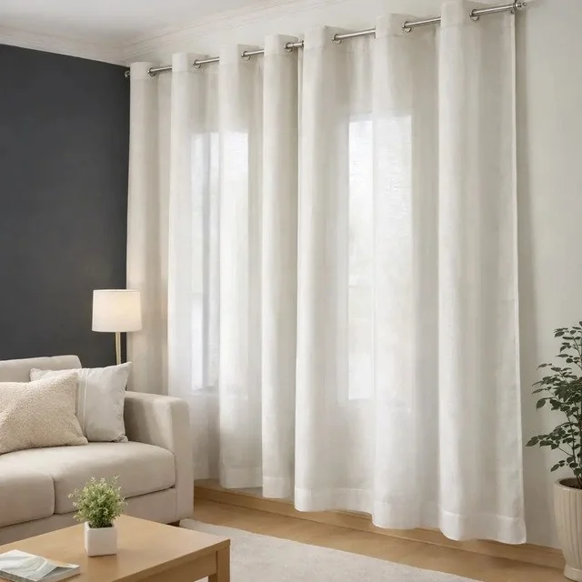 ✨Cortina Linho 2 Metros Luxo Premium 2,30 Altura Rustica Sala