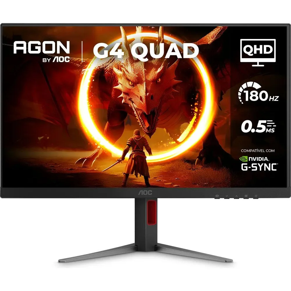 ✨ Monitor Gamer Aoc Agon Quad 27 - Q27g4f Preto