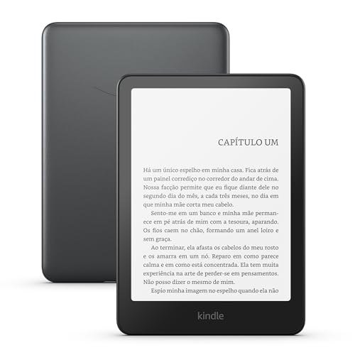 ✨ Kindle Paperwhite Signature Edition 32 GB (Geração mais recente) - O Kindle mais rápido já lançado, com luz frontal autoadaptável, carregamento sem fi...