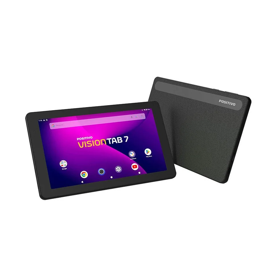 ✨Tablet Positivo Vision TAB 7 64GB 3GB 7” Preto