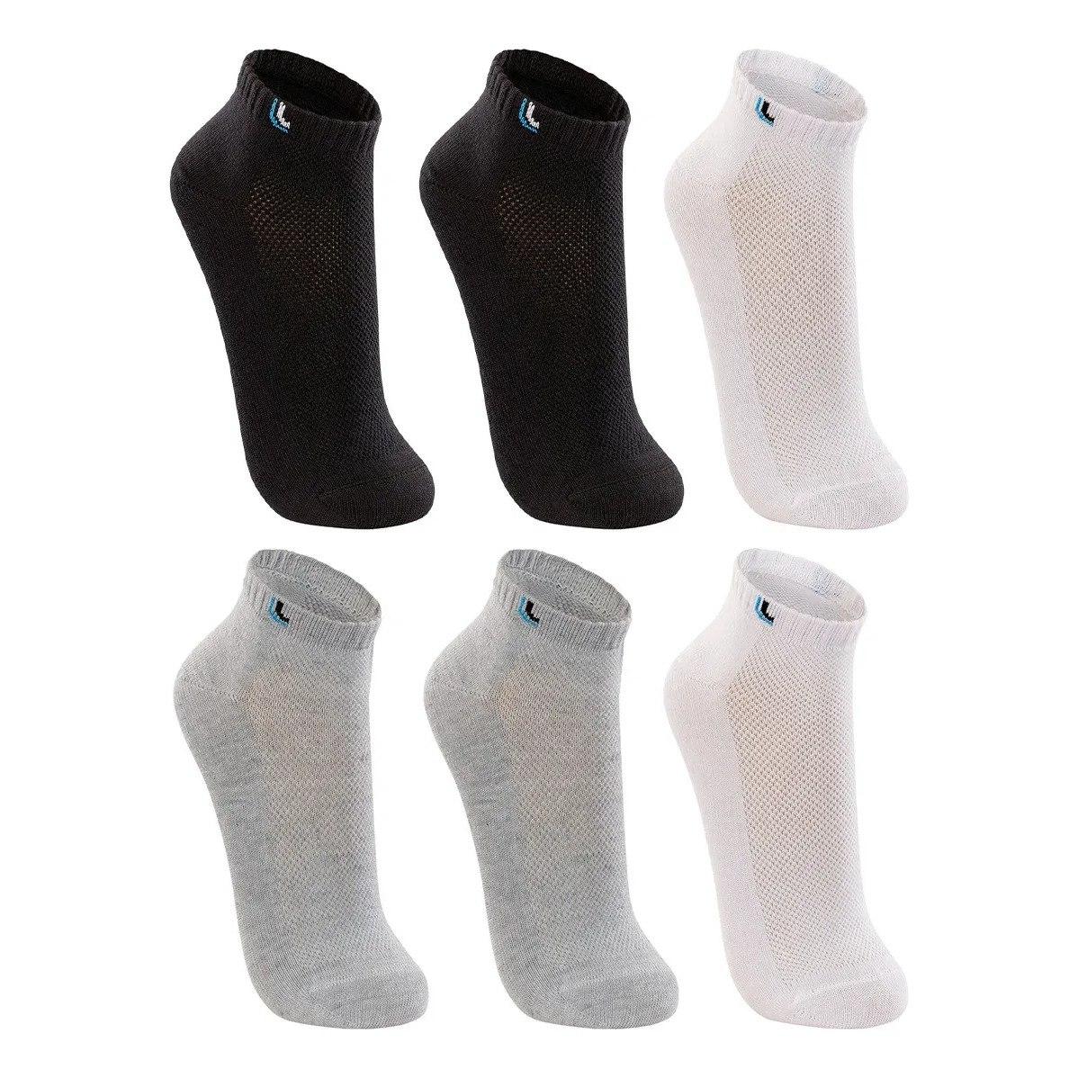 ✨ Kit Com 6 Pares De Meia Cano Curto Algodão Adulto Lupo Sport