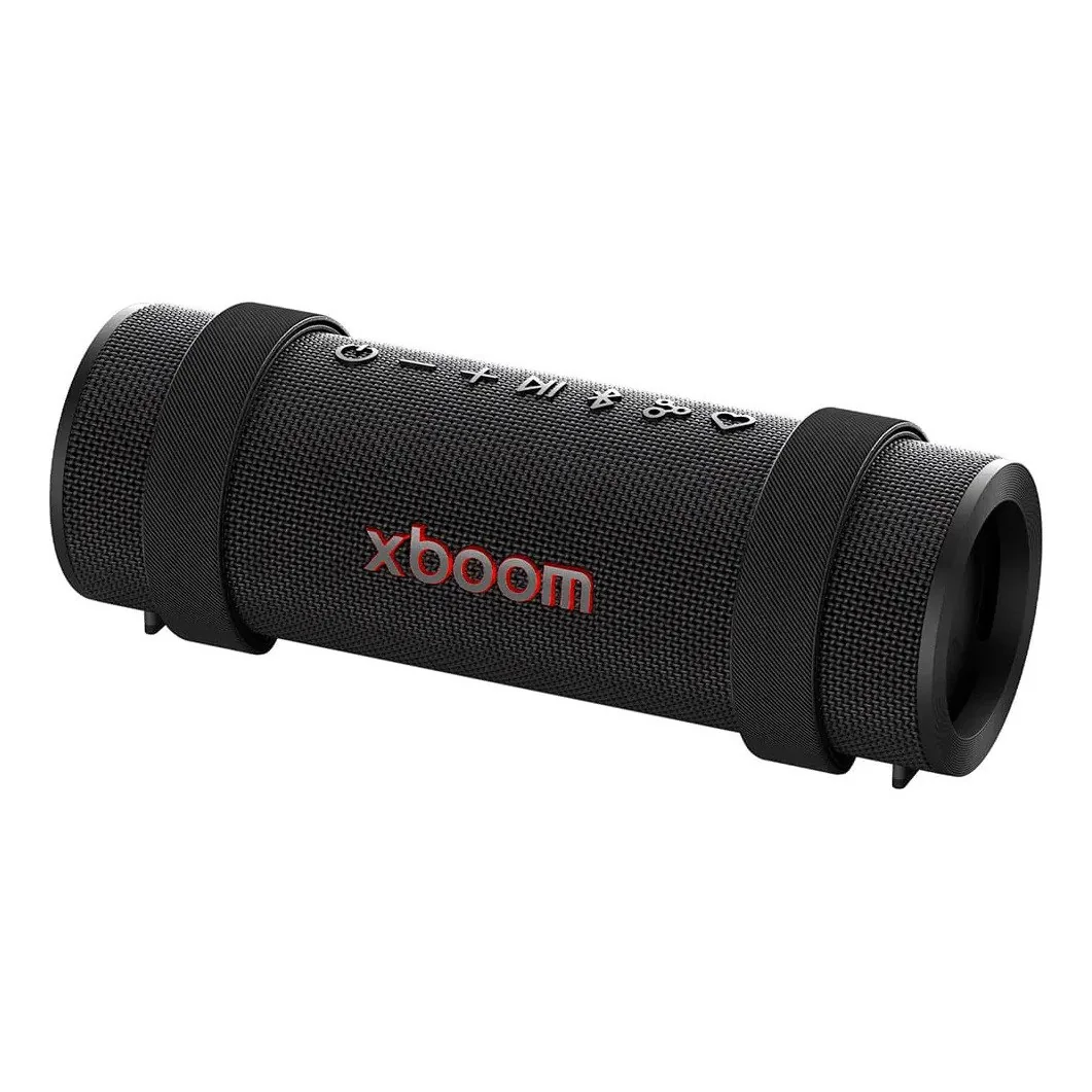 ✨ Caixa de Som LG XBOOM Grab, Bateria recarregável, IP67, até 20h de reprodução, luzes multicolor e resistência militar
