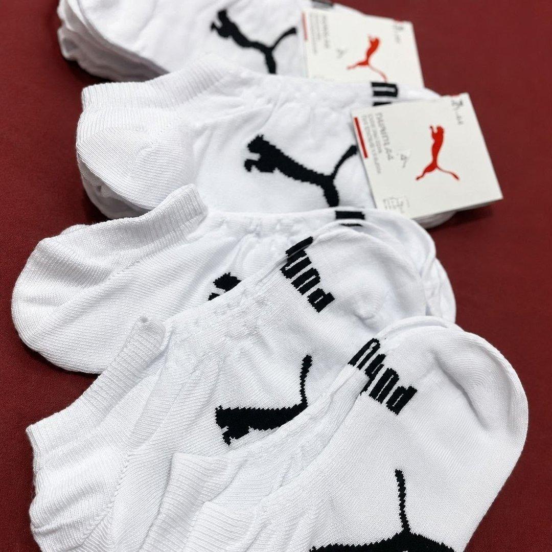 ✨ Kit 9 Pares Meias Puma Sapatilha Cano Baixo Algodão Original