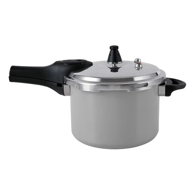 ✨Panela De Pressão 4,2l Antiaderente Ceramic Life C/ Indução Cinza