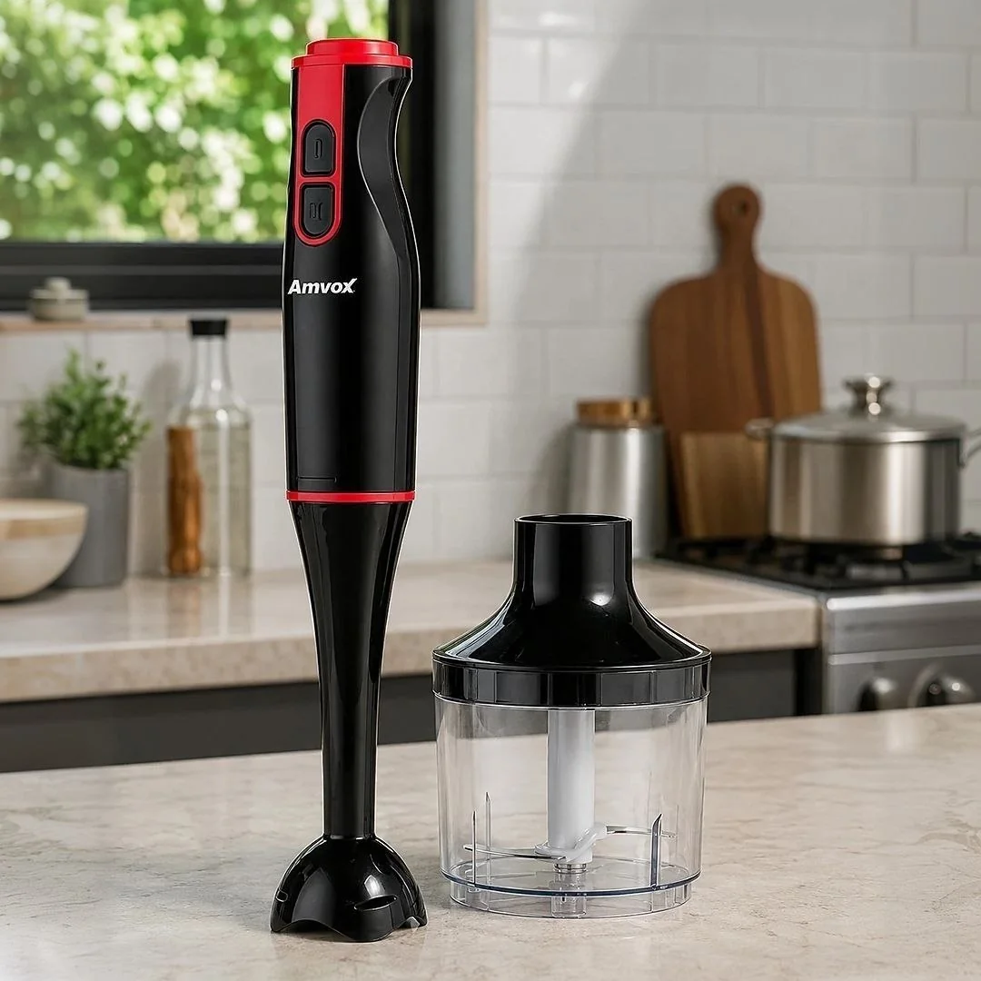 ✨Mixer Apr 400 Lâmina De Aço 2 Velocidade 400w Amvox Cor Preto 220V